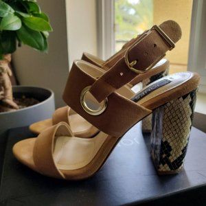 JONES NEW YORK Jayla Sandal in Camel Suede